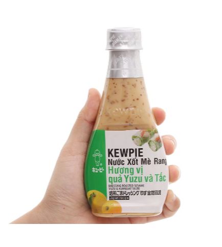 Nước xốt mè rang kewpie hương vị quả yuzu và tắc 210ml