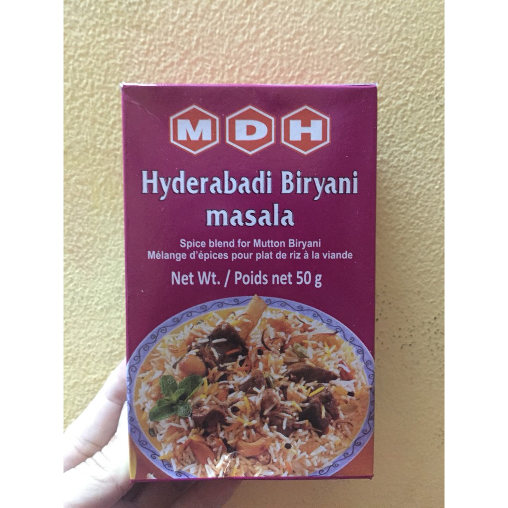 Bột gia vị cho cơm Biryani Hyderabadi Biryani Masala MDH