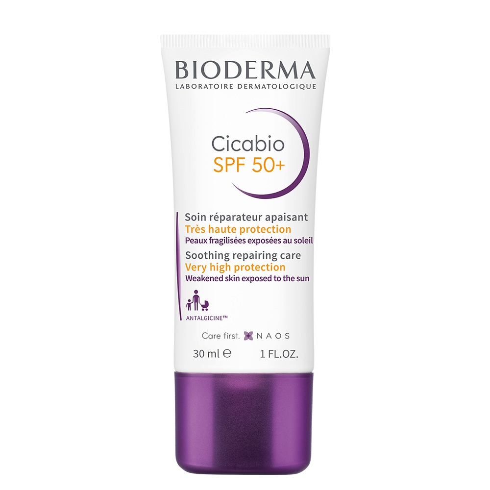 Kem dưỡng chống nắng phục hồi da tổn thương bioderma cicabio spf50+ 30ml