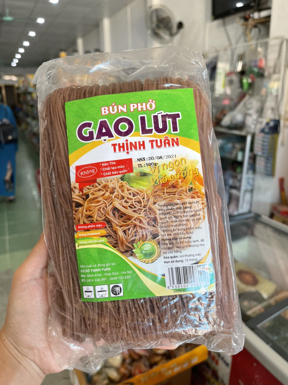 Bún Gạo Lứt Ăn Kiêng Gói 500gr