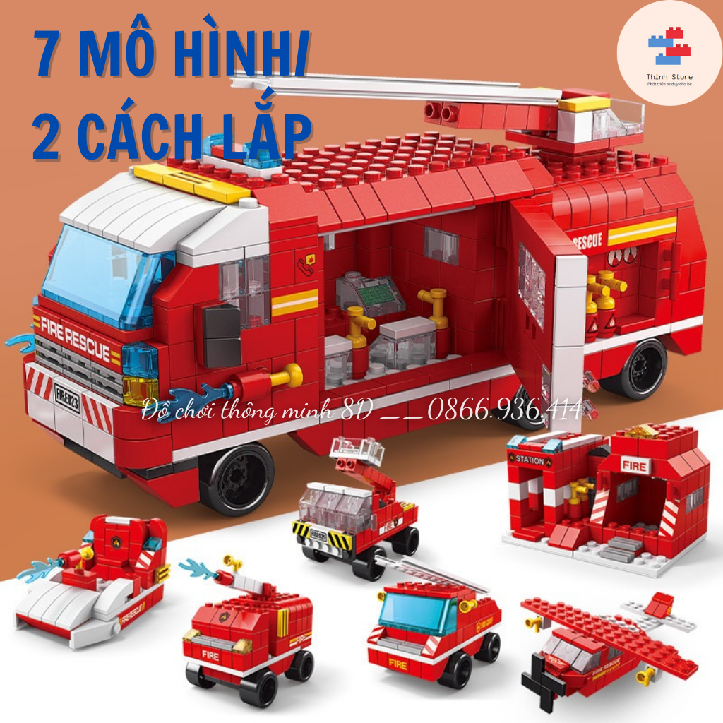 fire truck lego toy