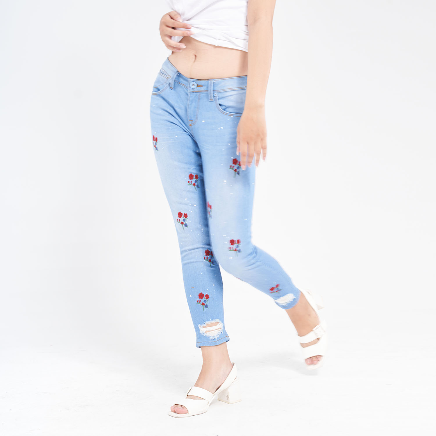 Quần Jean Nữ Ống Ôm MESSI SJW-708-18