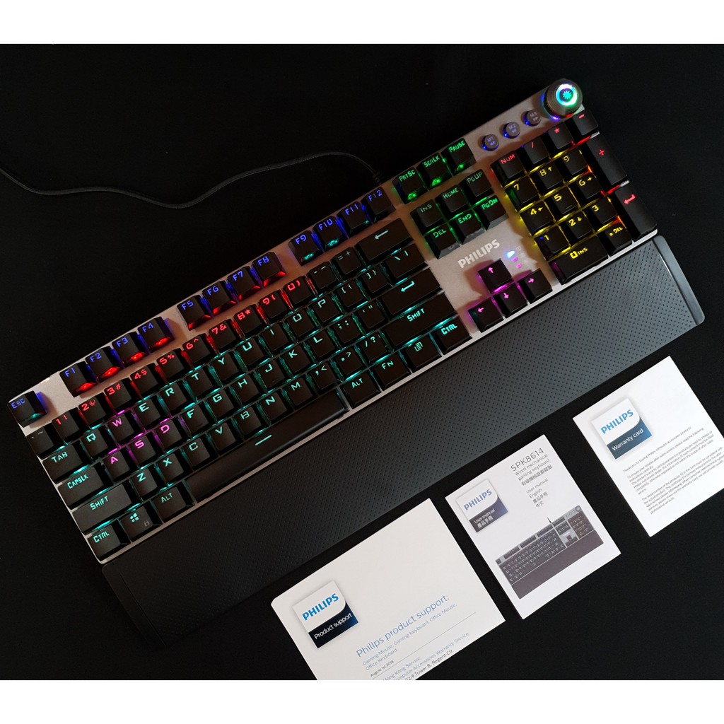 [HCM]Bàn Phím cơ cao cấp chuyên game Philips SPK8614