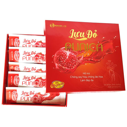 LỰU ĐỎ PUNICA CHĂM SÓC LÀM ĐẸP DA