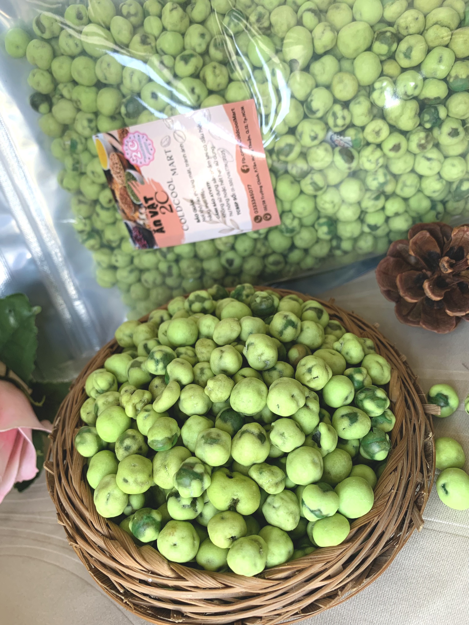 Đậu Hà Lan Wasabi 500g 2c Mart