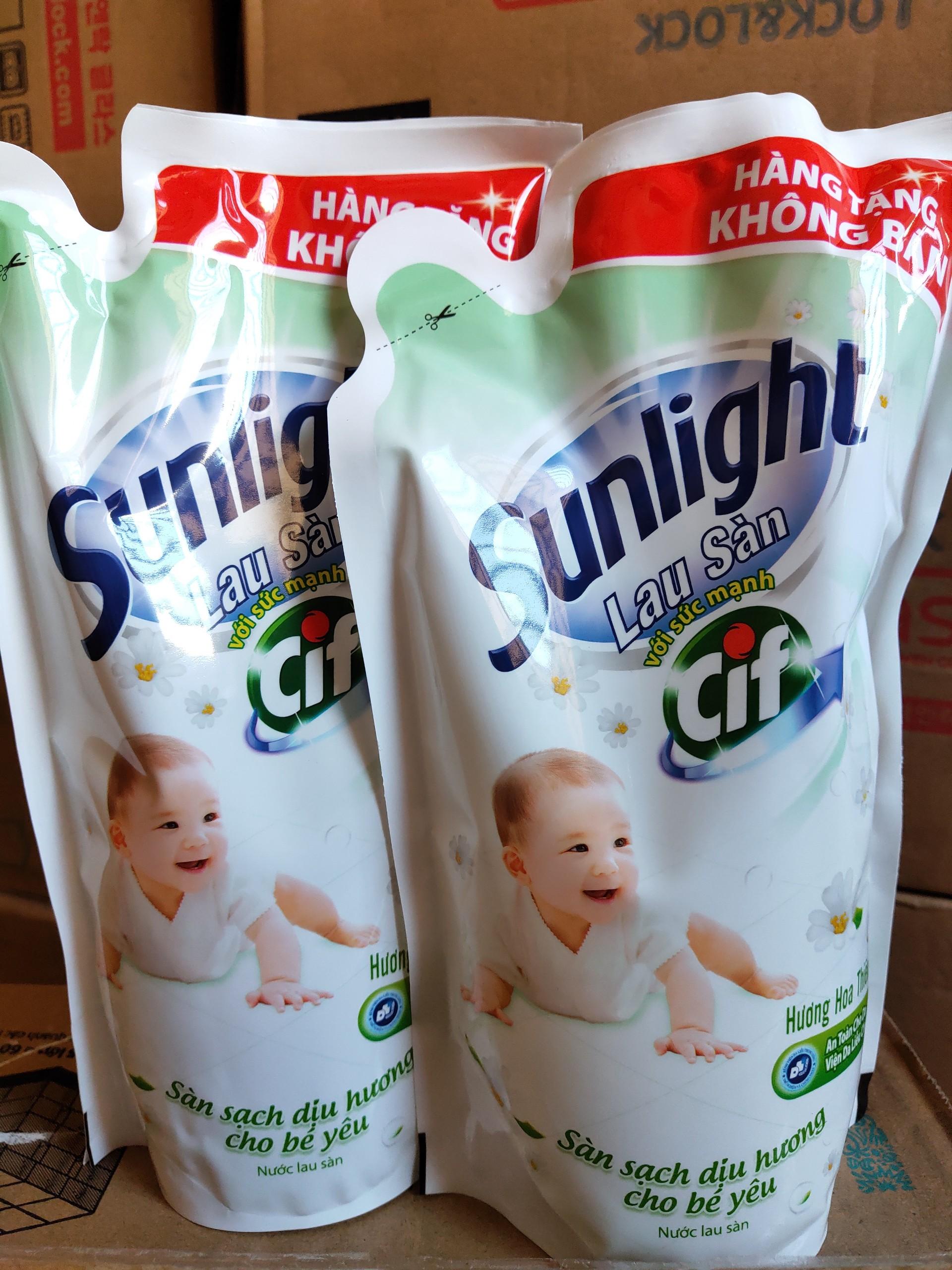 [HCM]Combo 2 túi Nước Lau Sàn Sunlight (700gx2 túi)