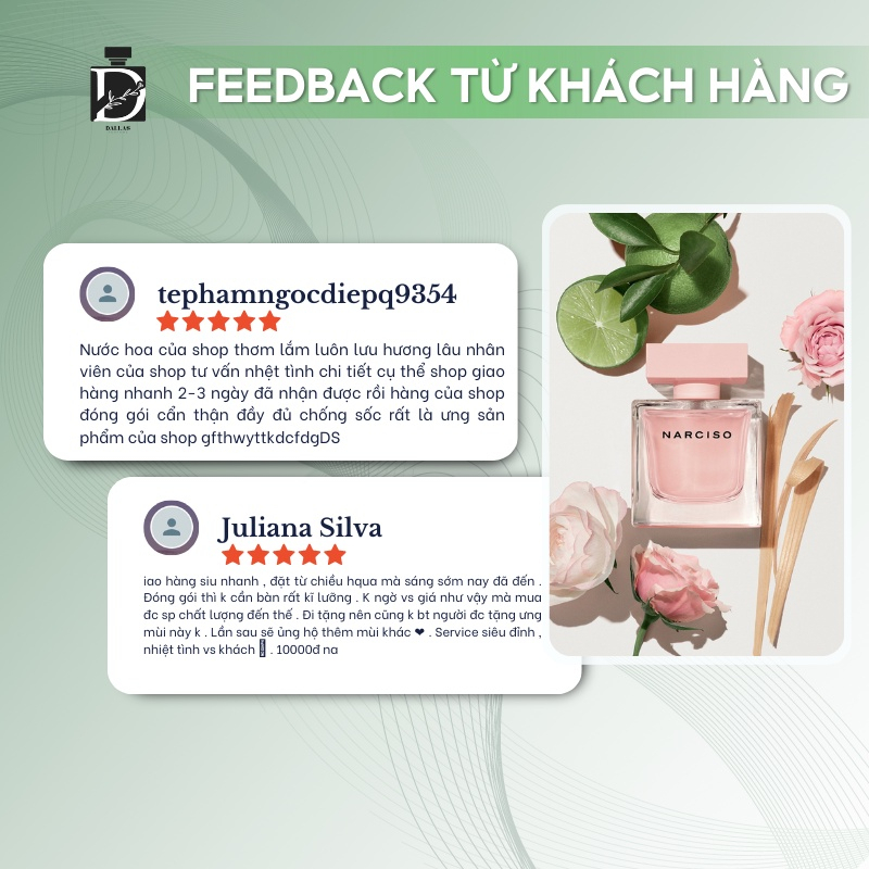 Nước Hoa Nữ Narciso Poudree Eau De Parfum mùi Phấn