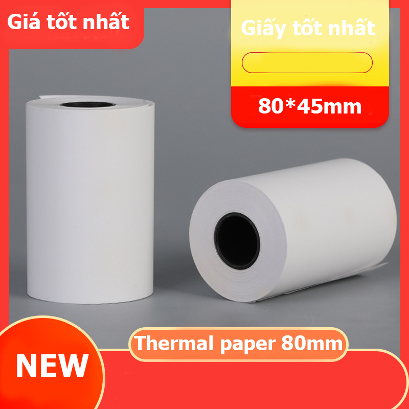 Giấy in hoá đơn K80 x45- Lốc 20 cuộn