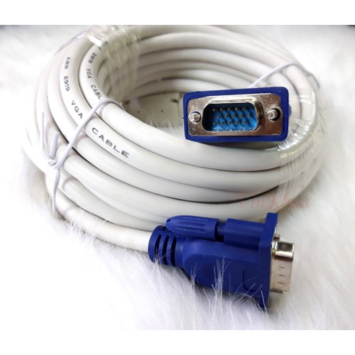 Cable VGA dài 10m màu trắng