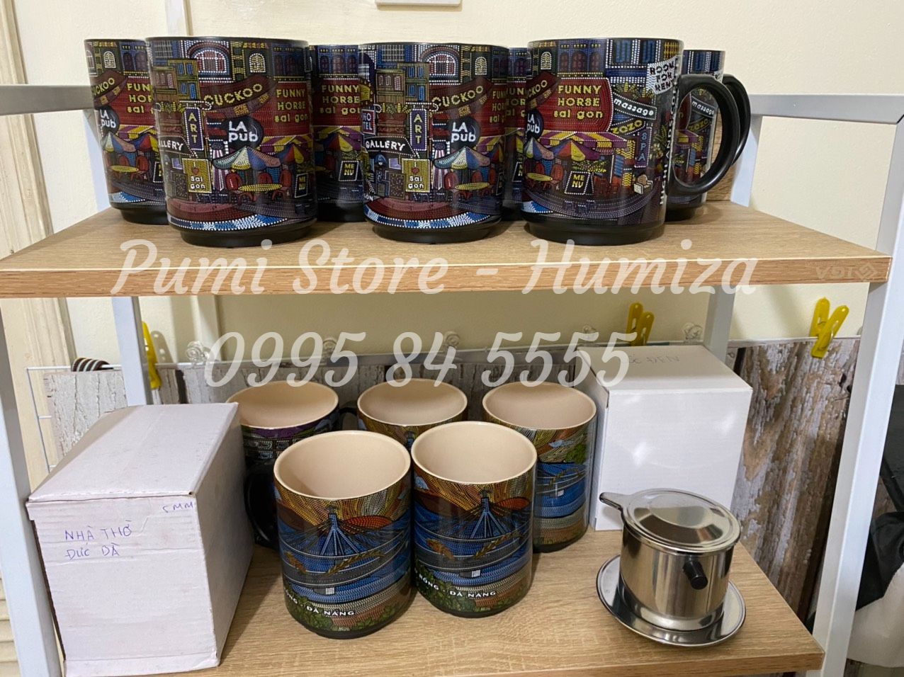 Ly sứ Highlands Coffee 430ml - Hàng chính hãng