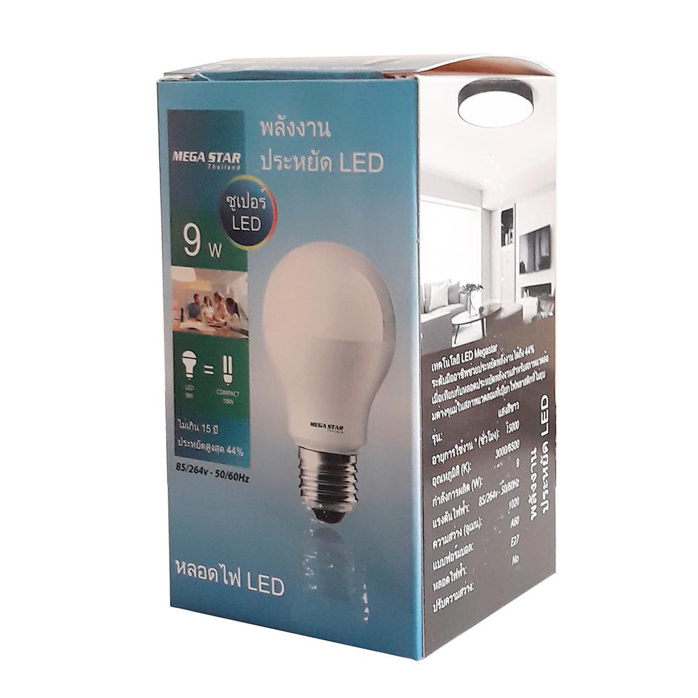 Bóng đèn Megastar LEDBulb 9W E27 6500k (Ánh sáng trắng)