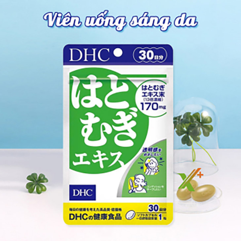 Viên uống sáng da DHC Adlay Extract - 30 ngày - Hàng nội địa Nhật Bản