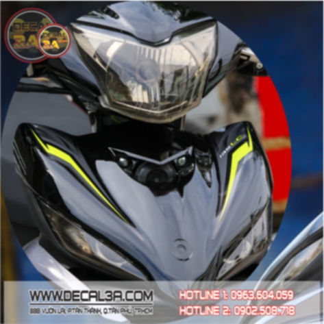 Exciter 135 LC decal only striped