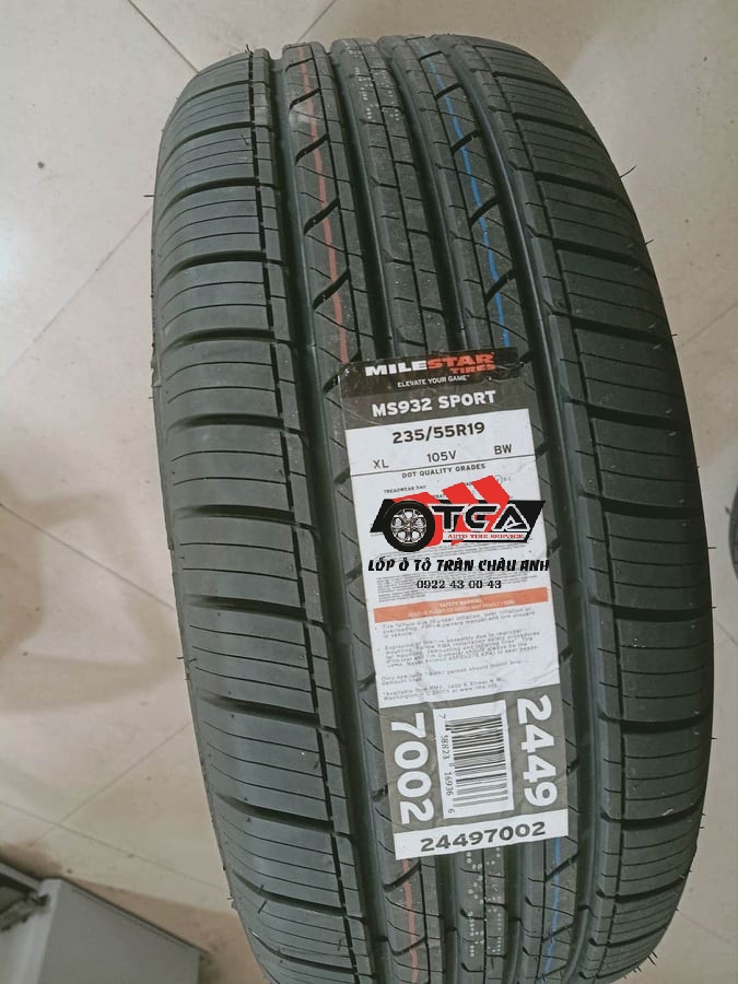 Lốp MILESTAR 235/55R19