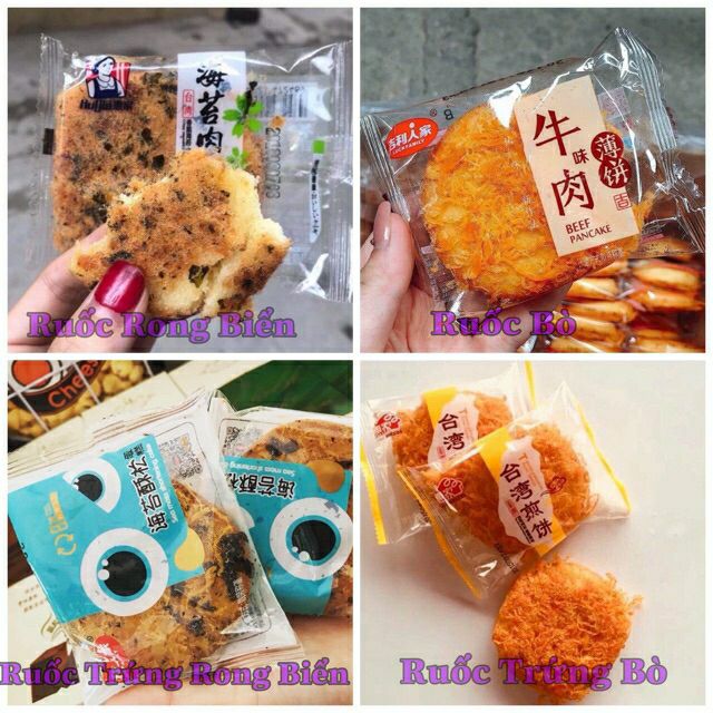bánh bông lan ruốc tròn( combo 2 banh)