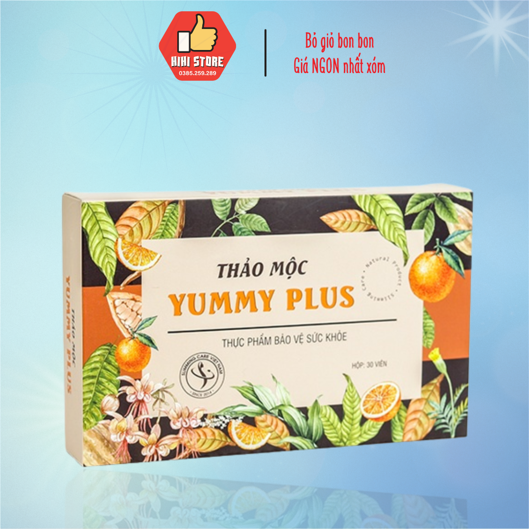 Viên tăng cân thảo mộc Yummy Plus 3-6kg/ tháng (hộp 30v)
