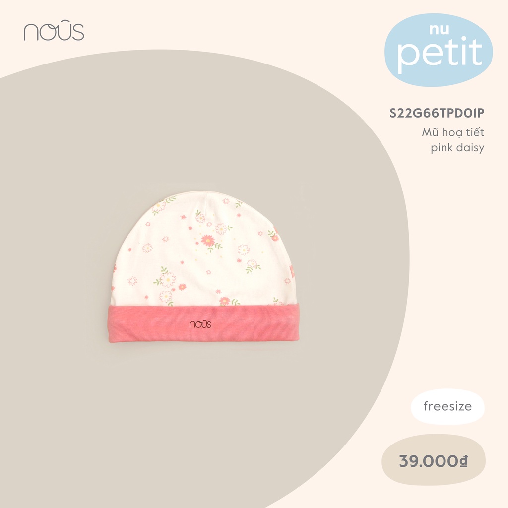 [Nous Chính hãng] [Siêu sale] Nón Mũ sơ sinh nous Petit