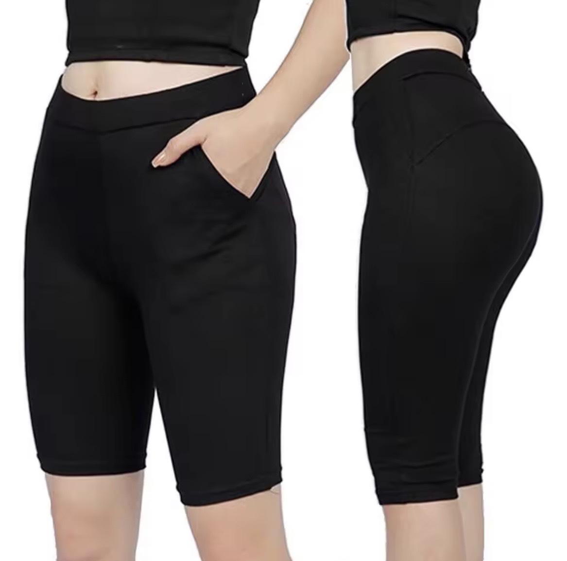 Quần legging đùi nâng mông co giãn 4 chiều cao cấp