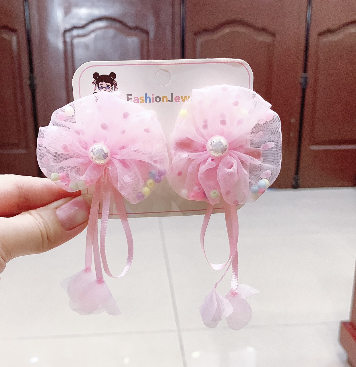 Sét 2 Kẹp Tóc Mỏ Vịt Cho Bé Siêu Xinh-phukienteen