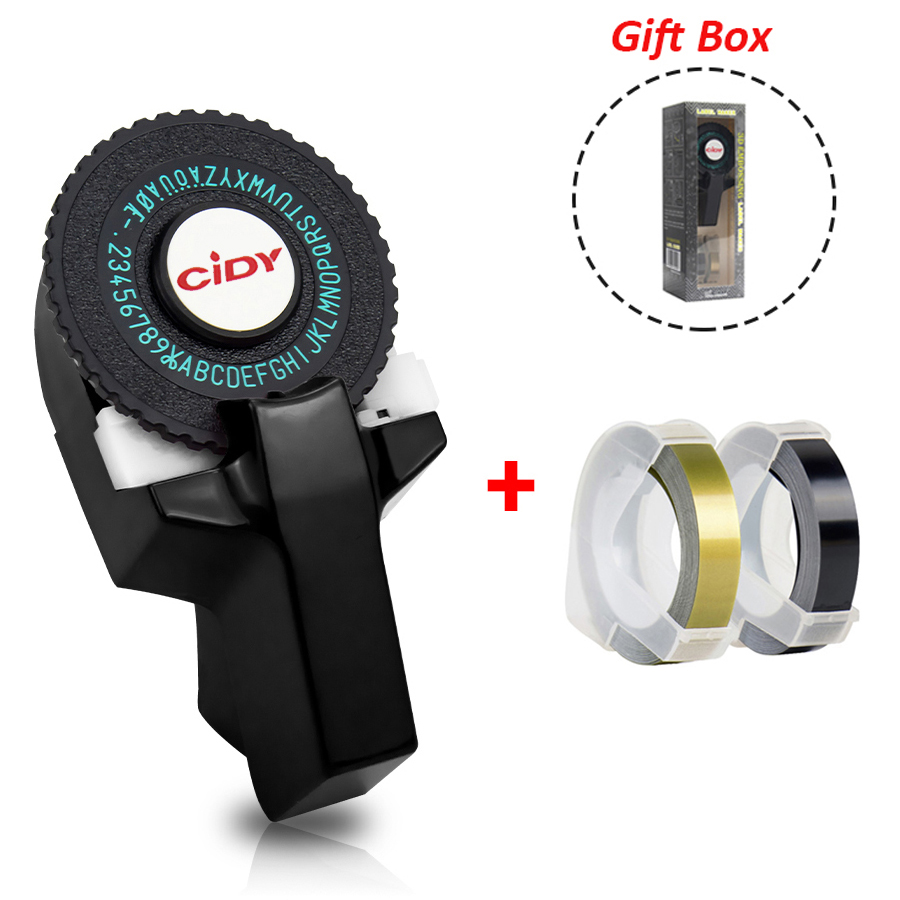Máy In Nhãn Dập Nổi MOTEX E101 Phiên Bản Nâng Cấp C101 Mini Tự Làm Trang Trí Máy Đánh Chữ Thủ Công Phù Hợp Với Nhãn Dán 3D 9Mm