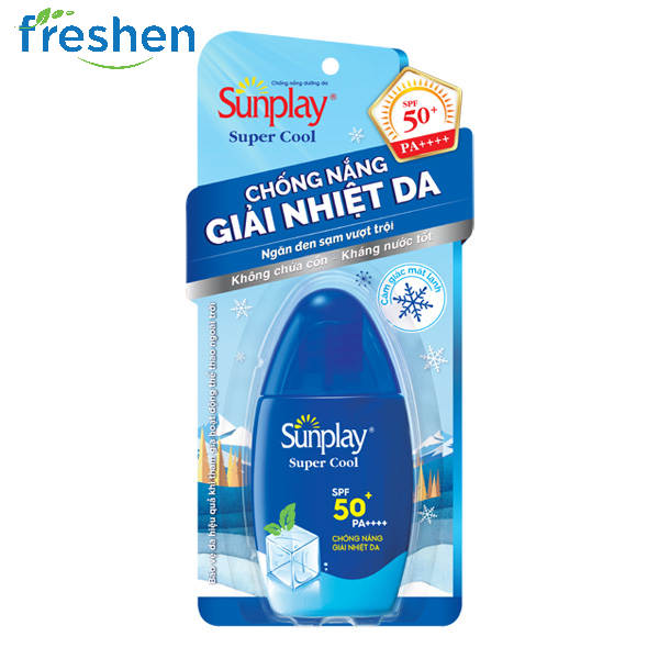 [HCM]Sữa Chống Nắng Giải Nhiệt Da Sunplay Super Cool SPF50+ PA++++ (30g) - Mẫu mới