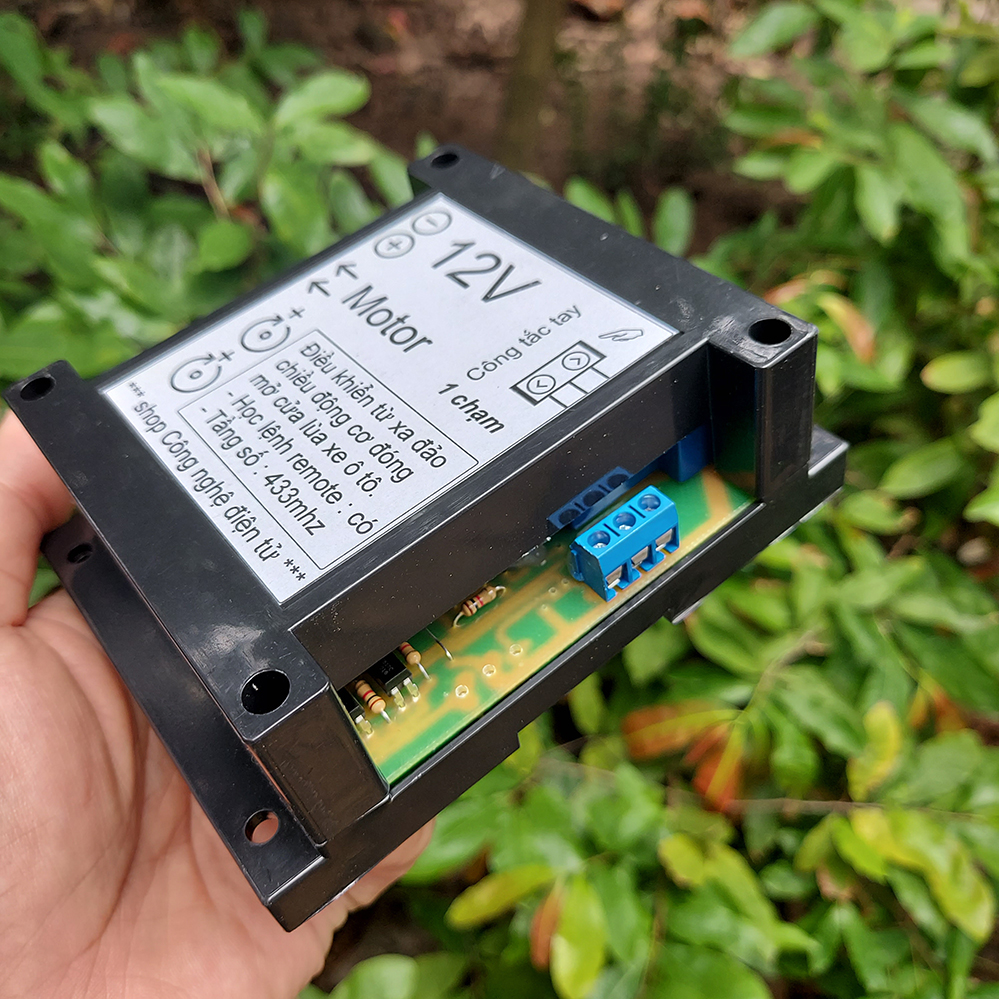 (  1 chạm   ) Mạch Điều khiển từ xa đảo chiều motor 12v - 50w (relay 30A)
