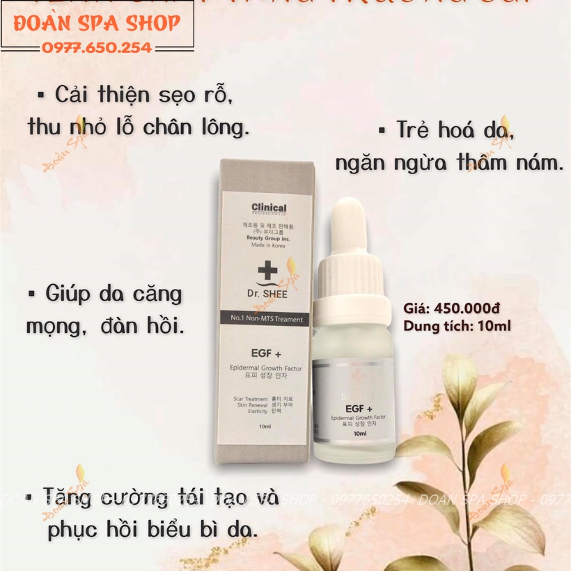 [Mẫu mới] Tế bào gốc tăng trưởng EGF Dr shee