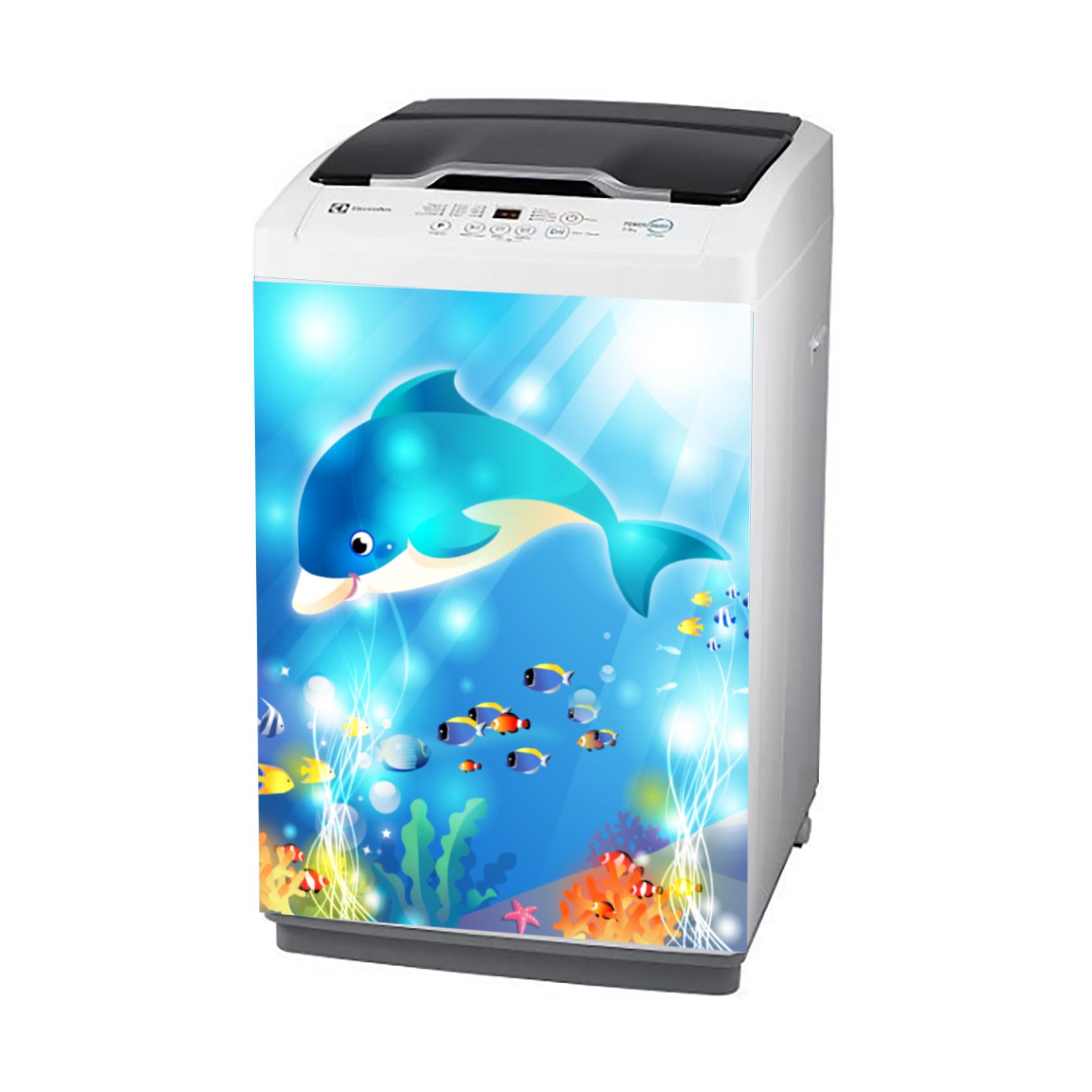 [HCM]Decal dán máy giặt đại dương