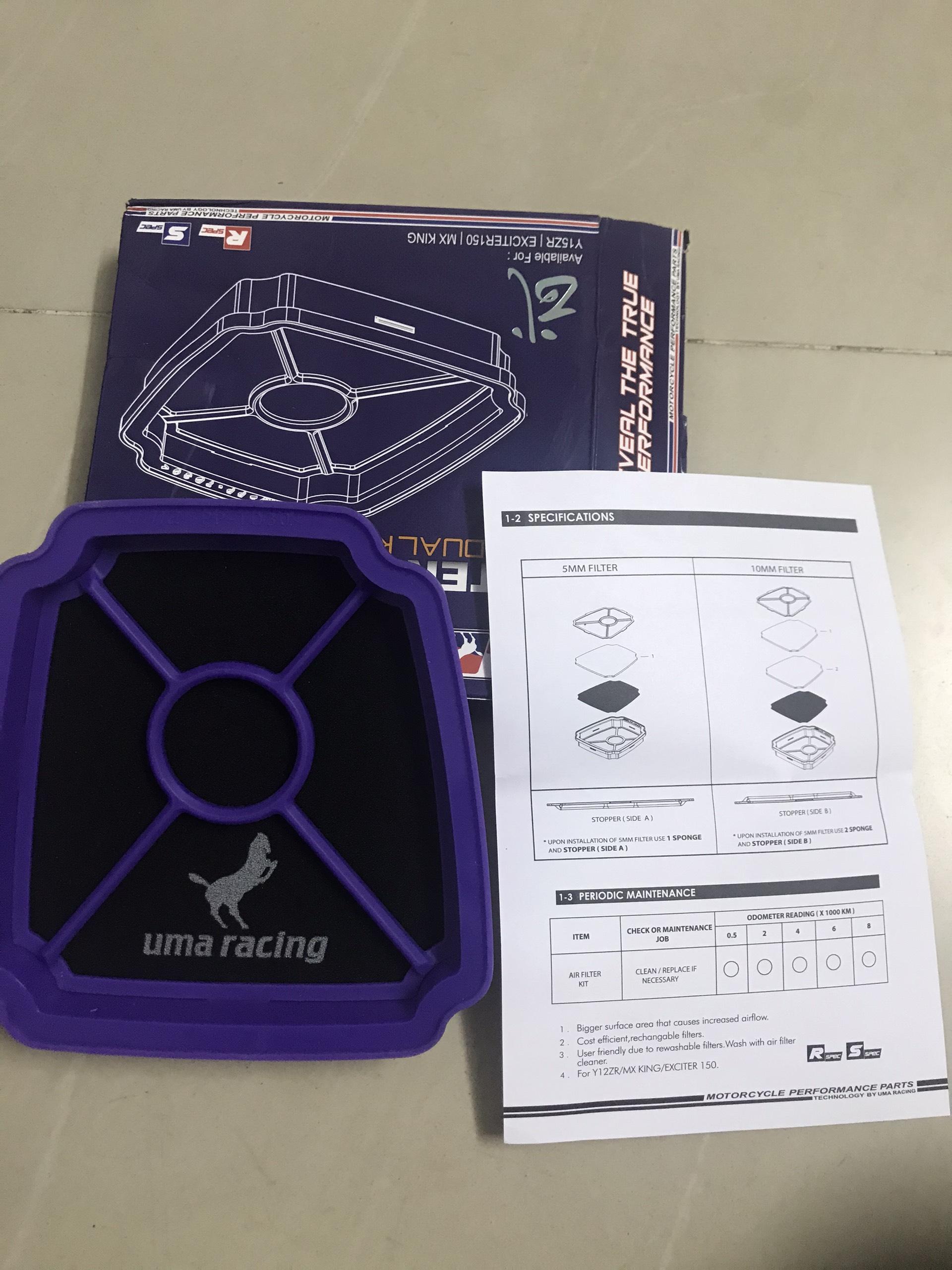 Lọc Gió Uma Racing Cho Exciter 150