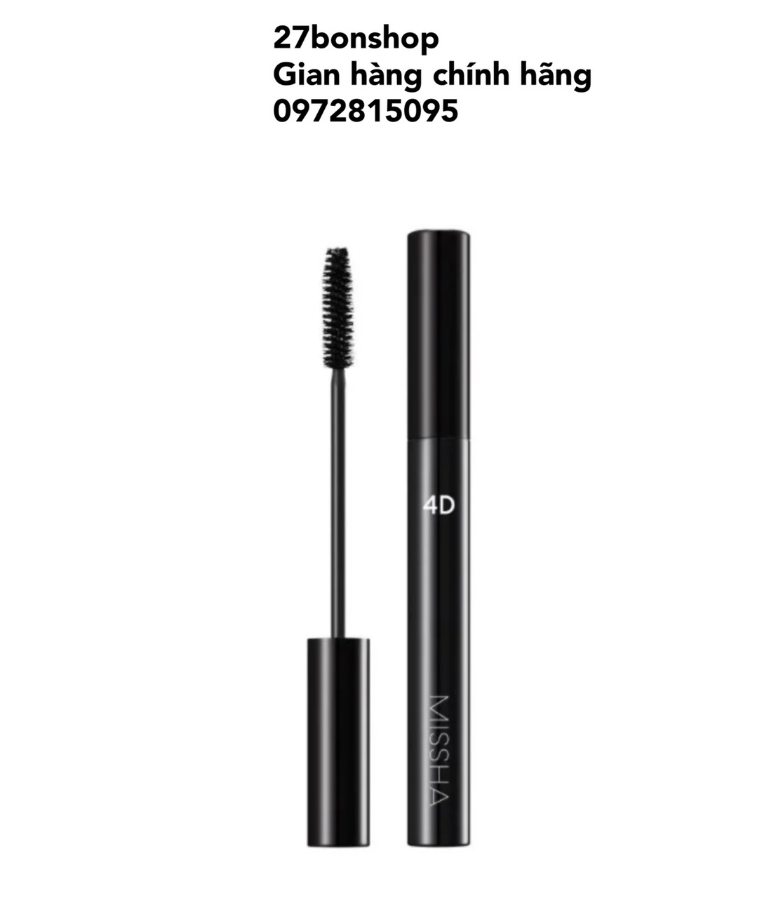 (Mẫu mới) Mascara 4D Missha The Style