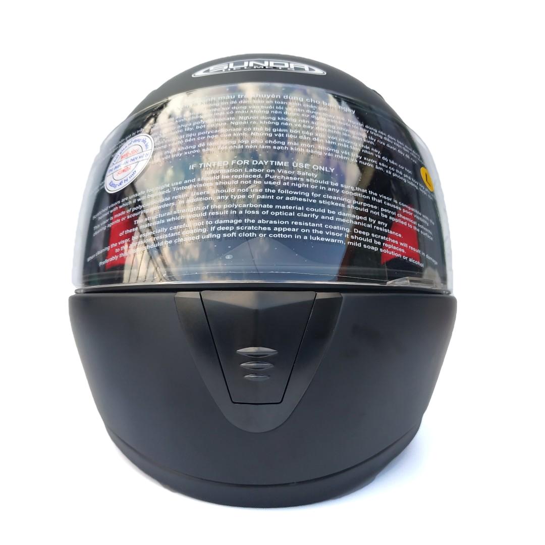 Mũ bảo hiểm fullface Sunda 2000c trơn