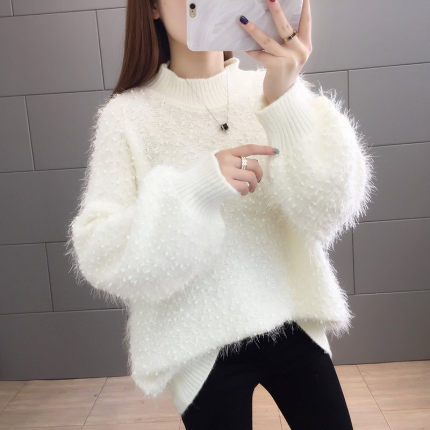 Áo Len Nữ Cổ Lọ Phong Cách Hàn Quốc - Hàng Quảng Châu Cao Cấp