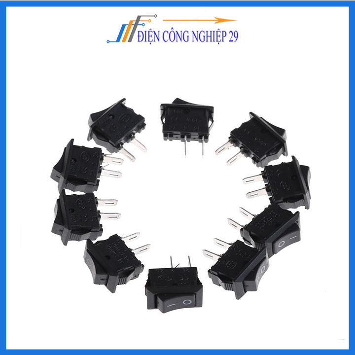 Công Tắc Bập Bênh KCD1-11 2 Chân 3A-250V