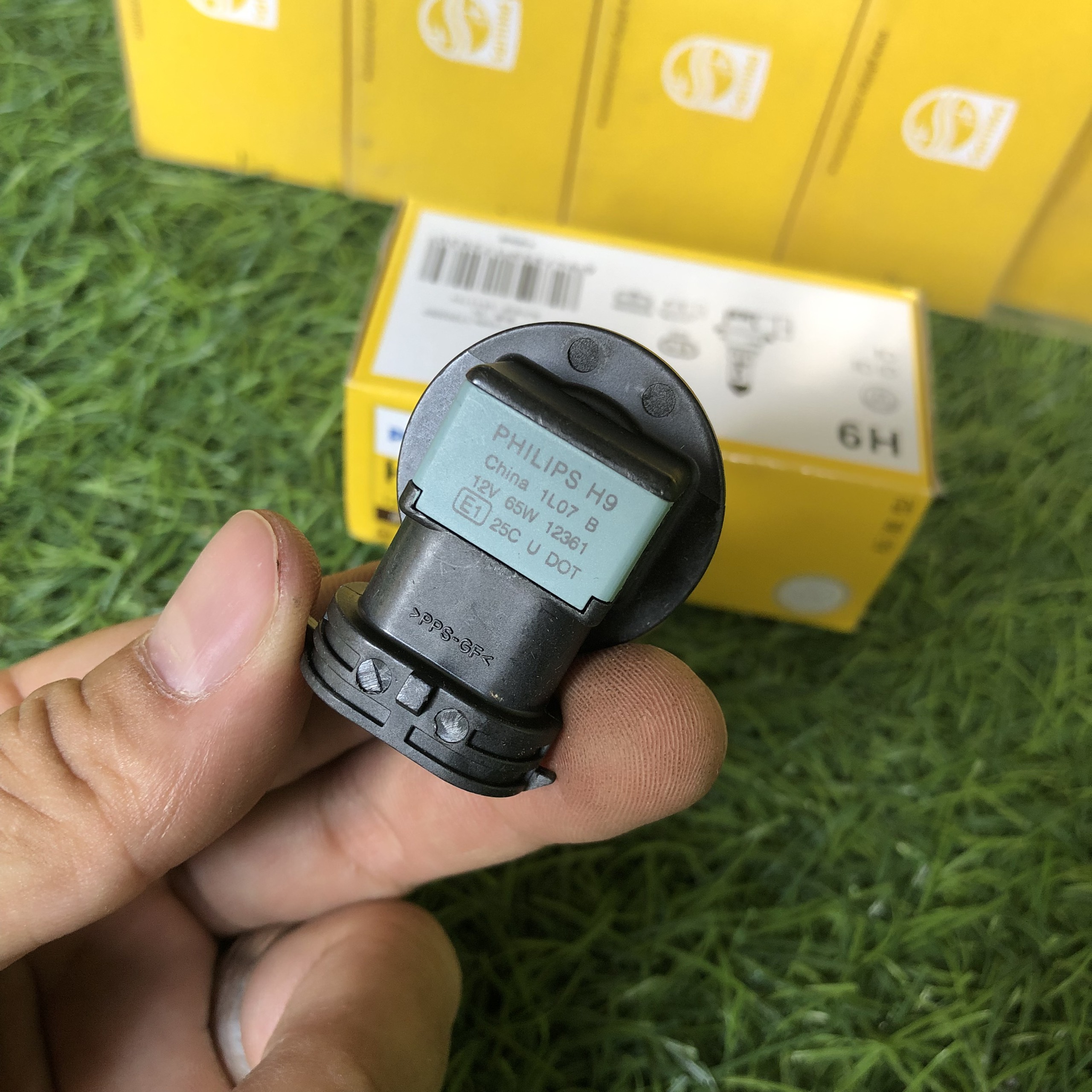 BÓNG ĐÈN Ô TÔ CHÂN H9 12V PHILIPS