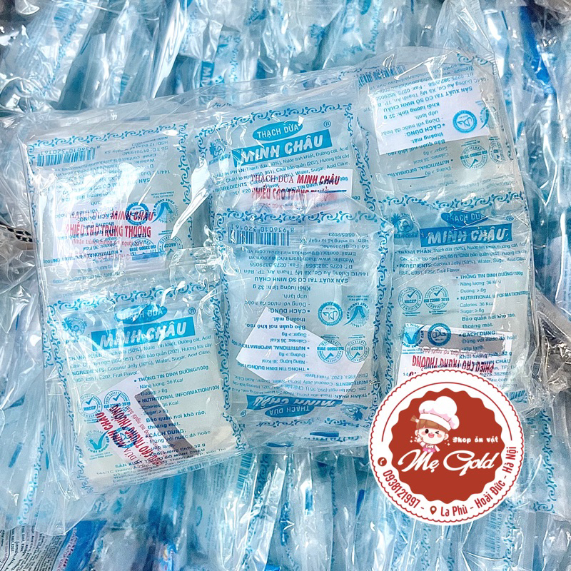 Thạch dừa Minh Châu tuổi thơ (bịch 22 gói)
