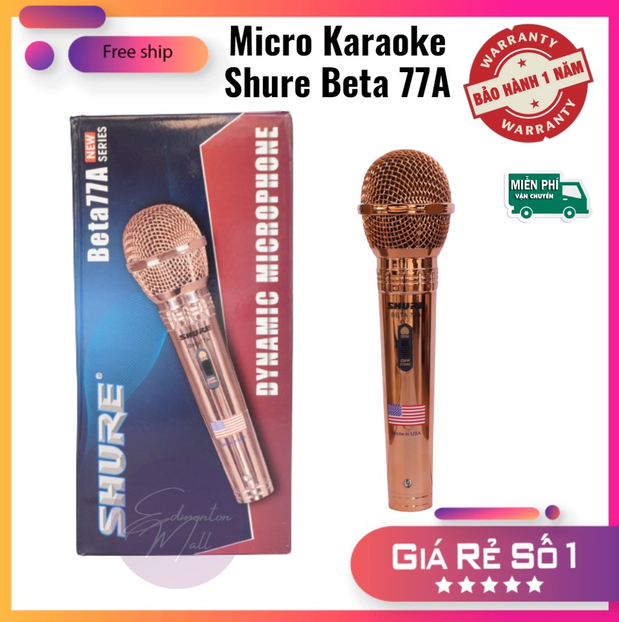 Micro Karaoke Shure Beta 77A