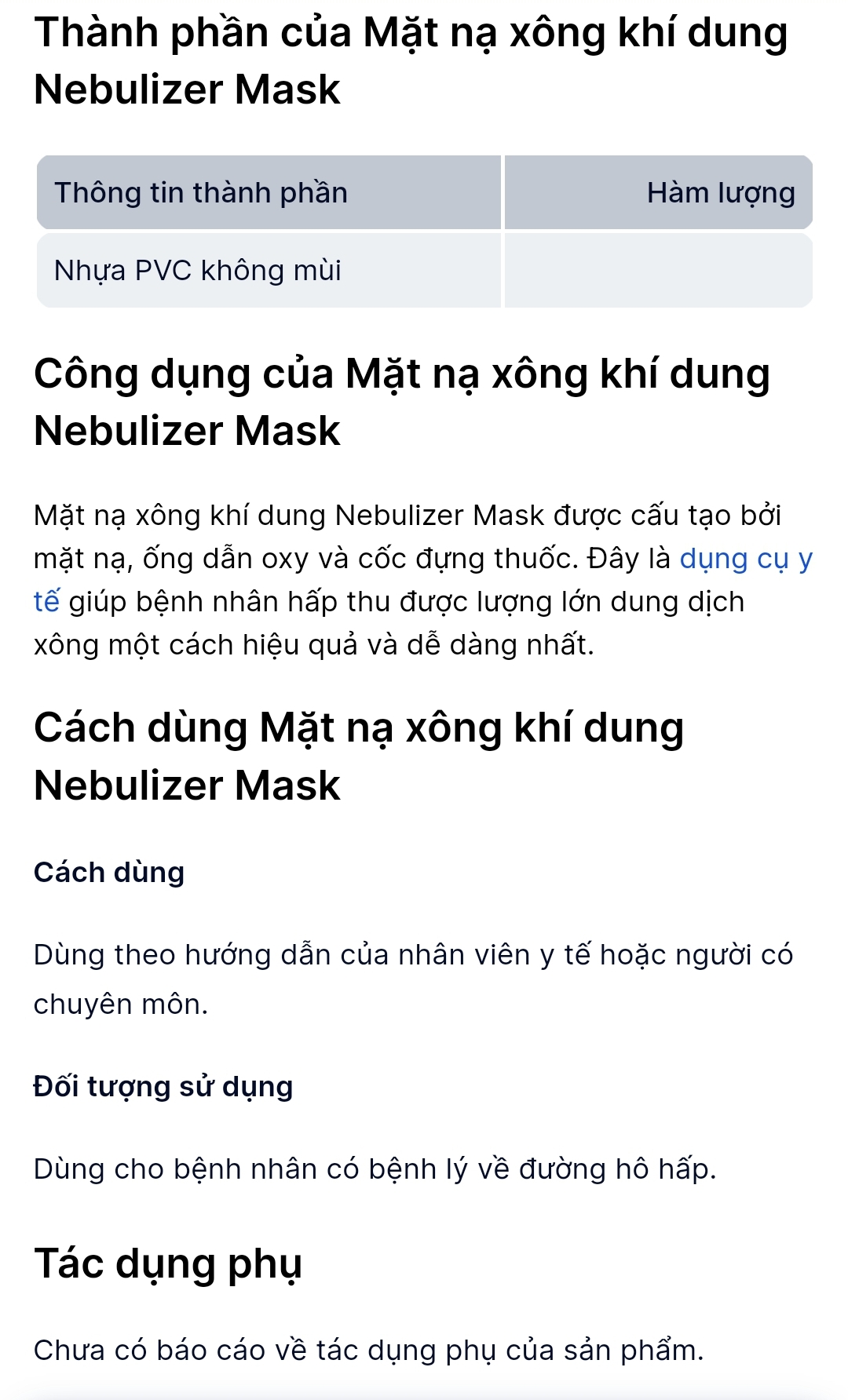 Aromatherapy mask (1 pc)