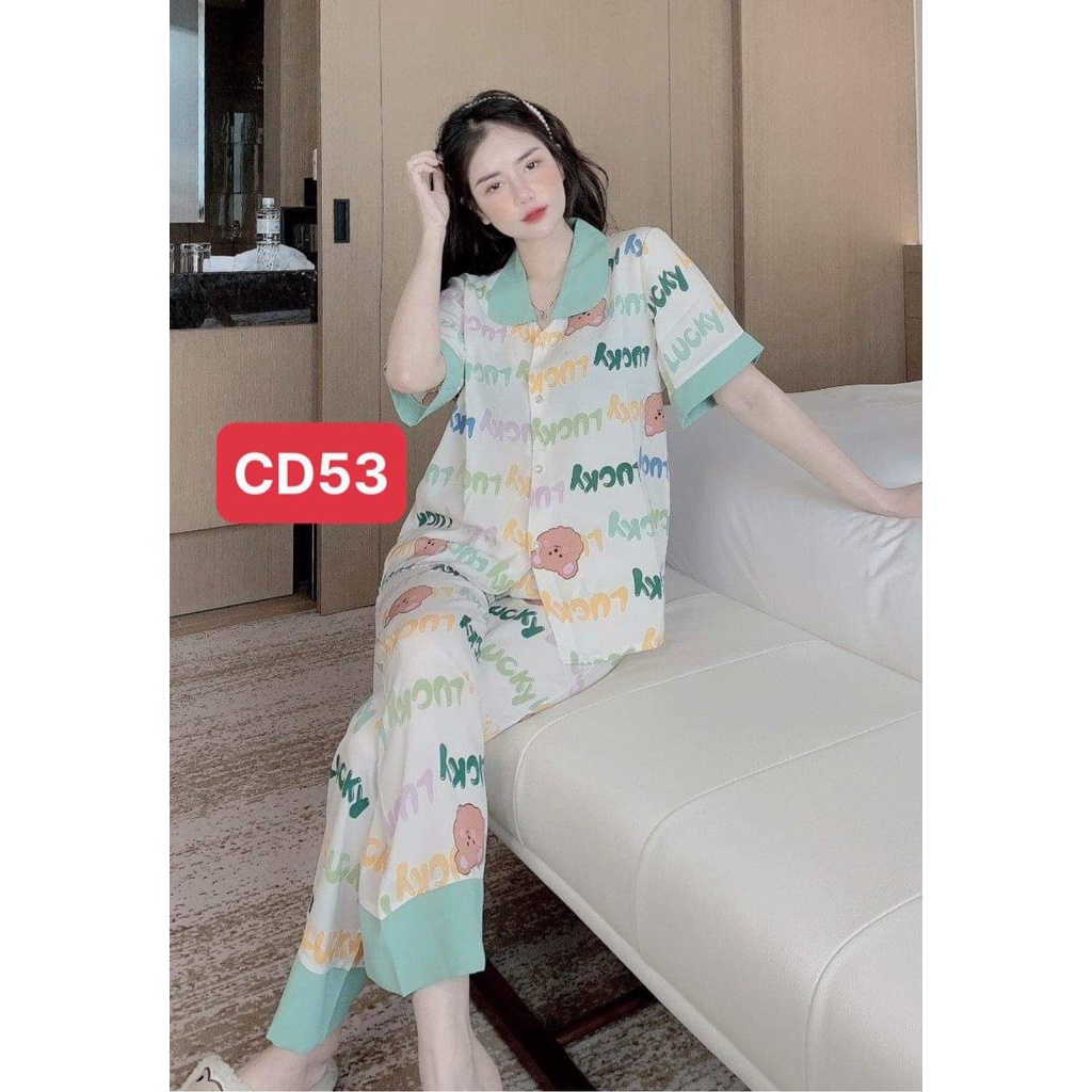 Bộ pijama cộc dài 40 mẫu