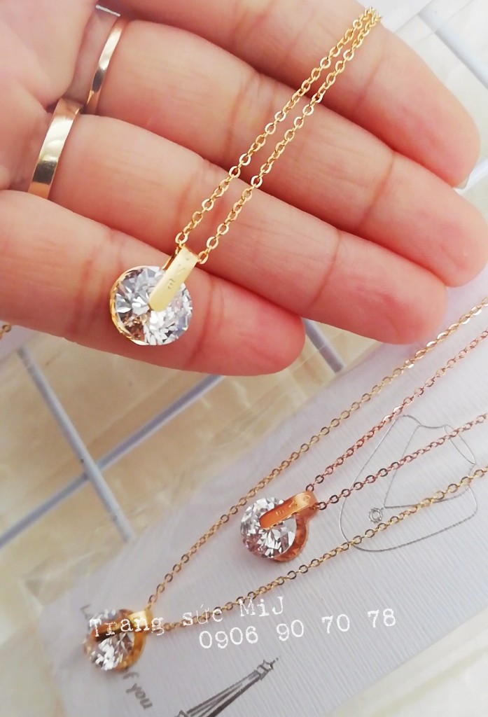 DÂY CHUYỀN TITAN ĐÁ TRÒN LOVE