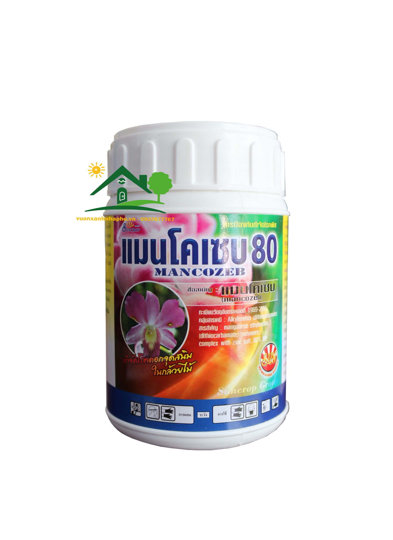 Mancozeb 80 Thái Lan - Hũ 100g, diệt và ngừa cho hơn 400 loại nấm mốc