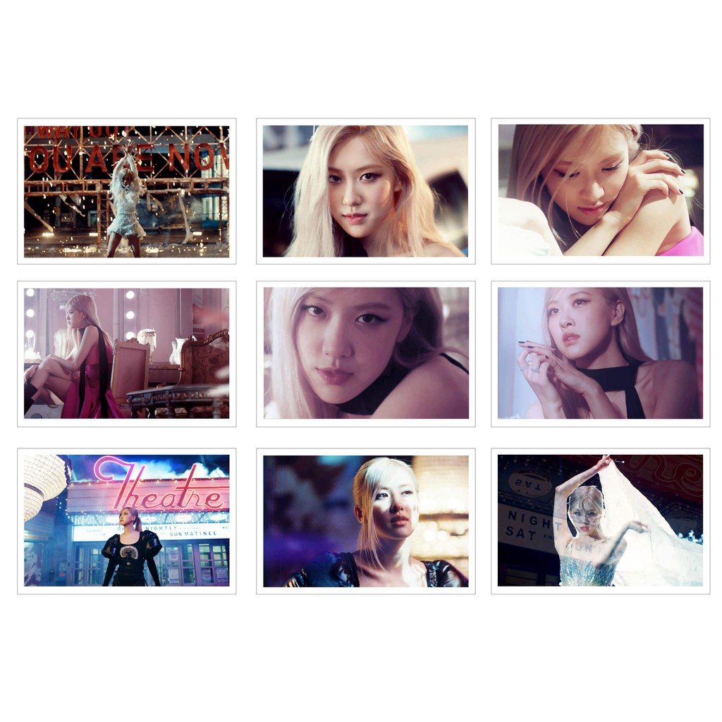 [Ép Lụa] Lomo Card 36 Ảnh Rosé - On The Ground