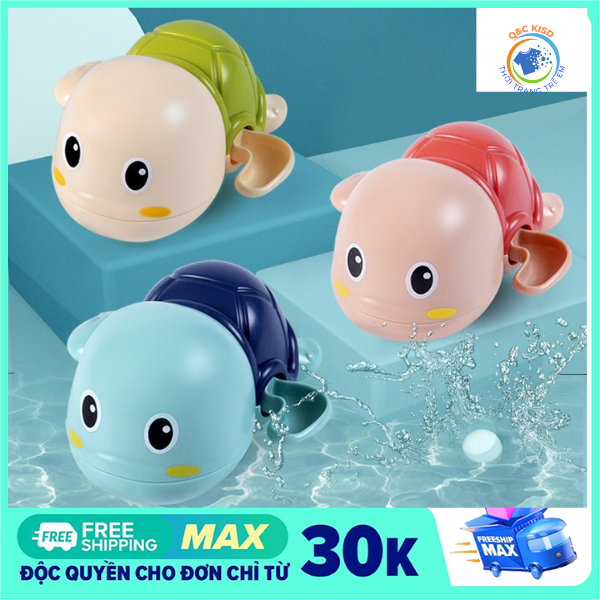 Rùa bơi vặn cót thả bồn tắm dễ thương cho bé