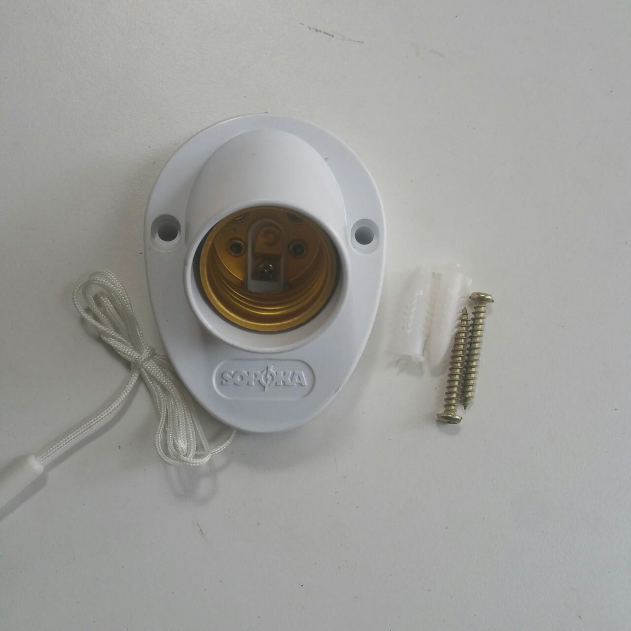 Đui đèn công tắc giật SOPOKA  ĐV9