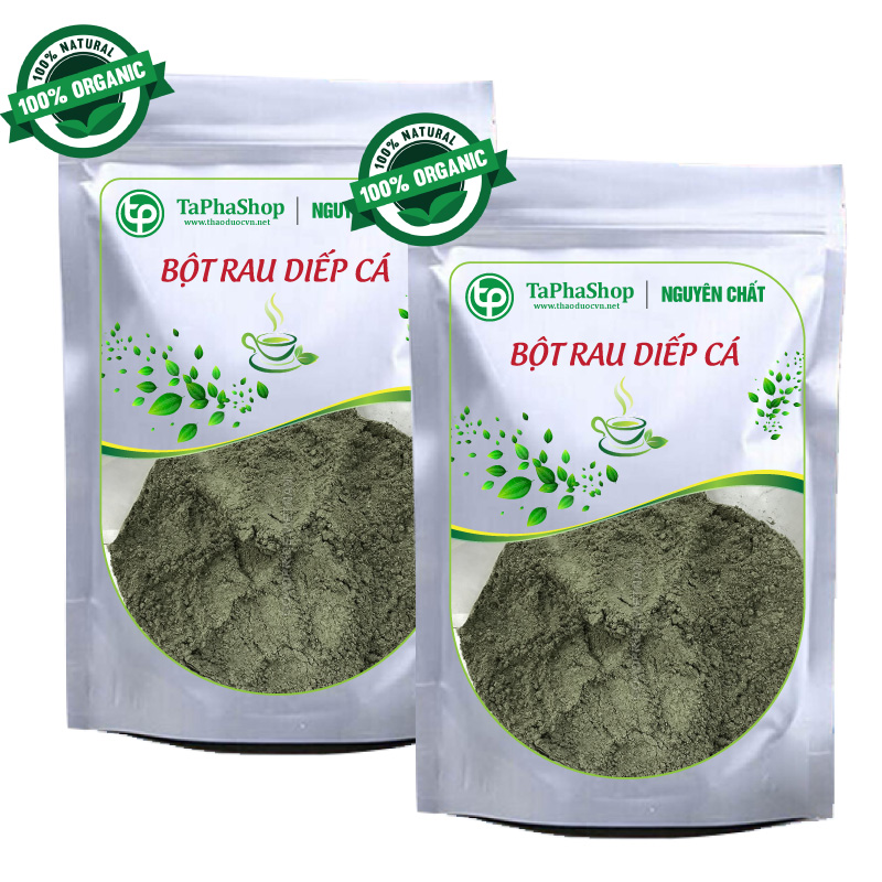 [Túi nhỏ 100gram] Bột diếp cá nguyên chất - hàng công ty chất lượng cao - Thảo Dược Tấn Phát