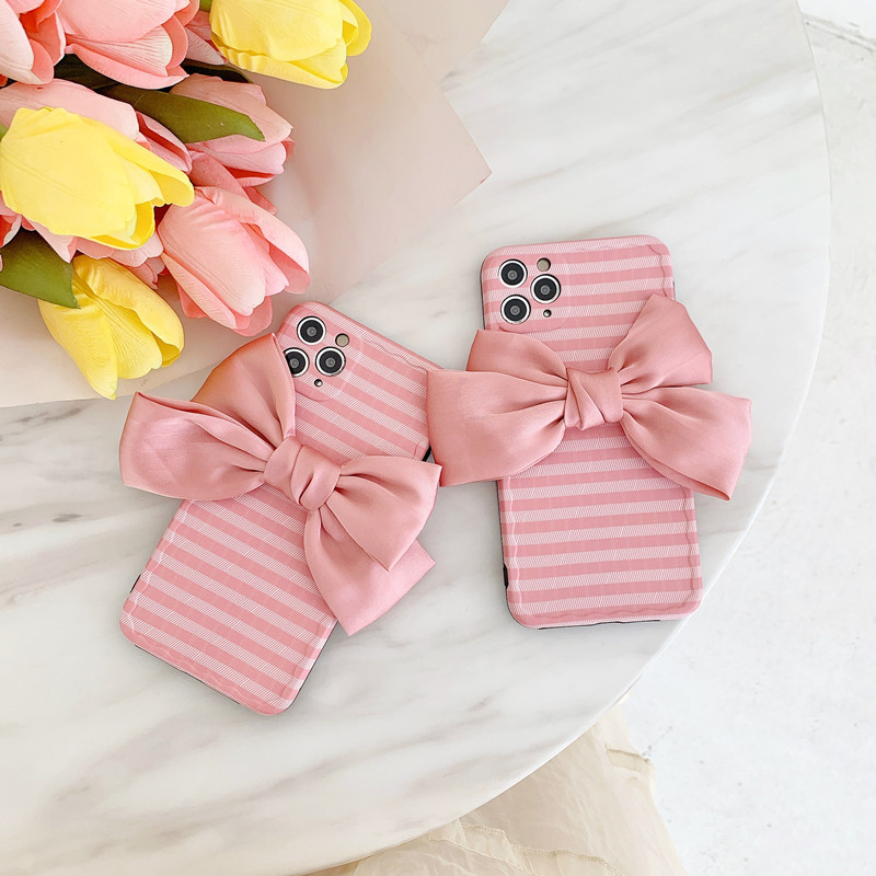 [HCM]Ốp iPhone Nơ Xinh iPhone 7Plus/8Plus/X/Xs Max/11/11 Pro Max/12/12 Pro/12 Pro Max - ốp iphone