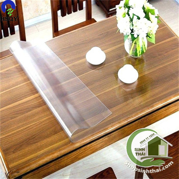 [HCM]Miếng Kính Trải Bàn Nhựa Pvc Trong Suốt Loại Mềm Dẻo Chống Thấm 70cm x 120cm