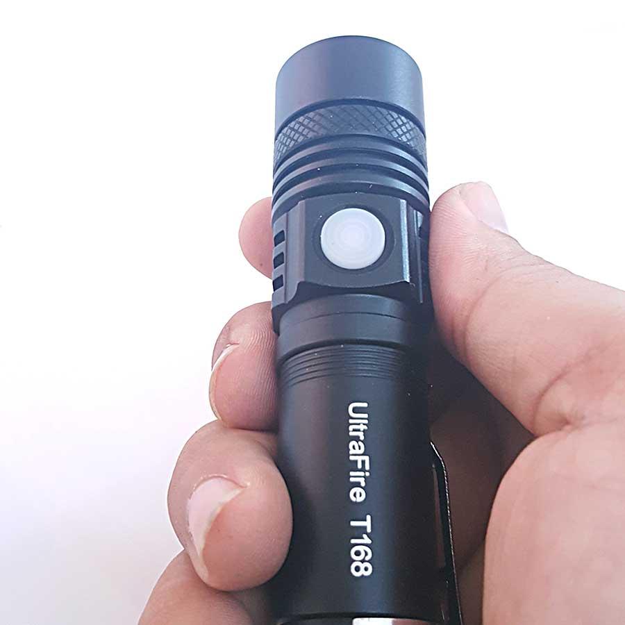 [HCM]Đèn Pin Cầm Tay Mini T168 Siêu Sáng