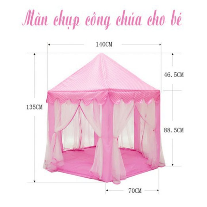 LỀU CÔNG CHÚA CHO BÉ XINH XẮN ĐÁNG YÊU