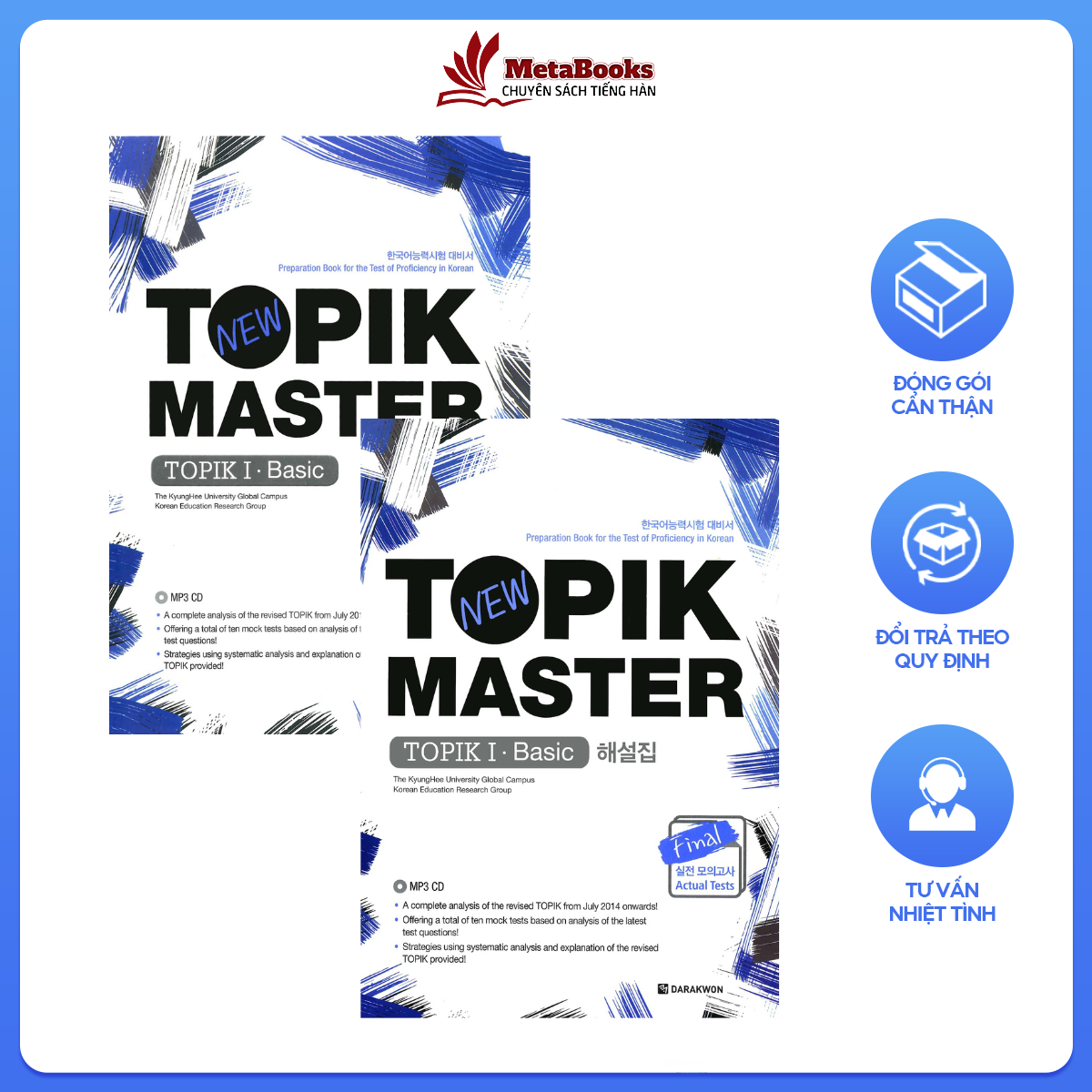Combo Luyện Đề Topik Master 1, đầy đủ đáp án & file nghe