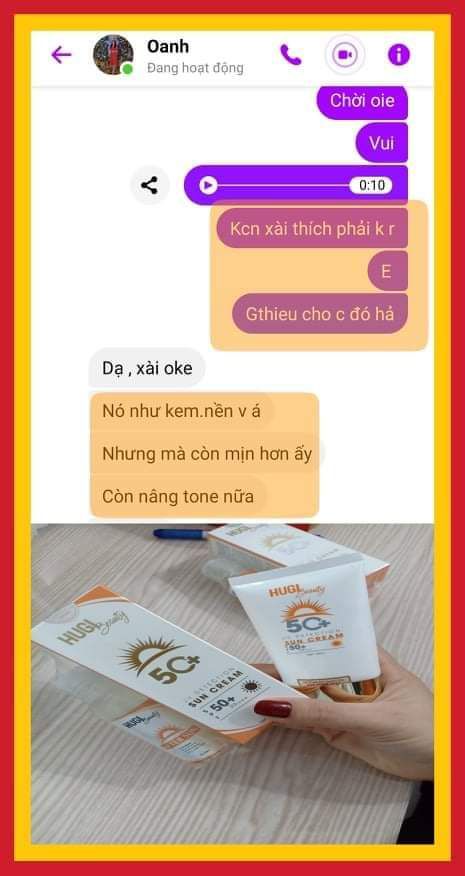 Kem Chống Nắng HuGi Beauty